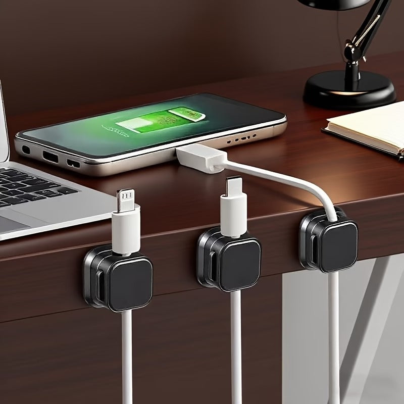 8 Pack Self Adhesive Cable Clips, Cord Management Organizer for Home