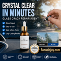 🏭Direct from glass factory, Buy 3 Get 2 Free！💦One drop fixes all glass cracks！🚗Glass Crack Repair Agent