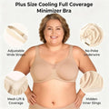 🏆 Last Day Special Price $ 19.99 ! 💐Women's Plus Size Cooling Full Coverage Minimizer Bra