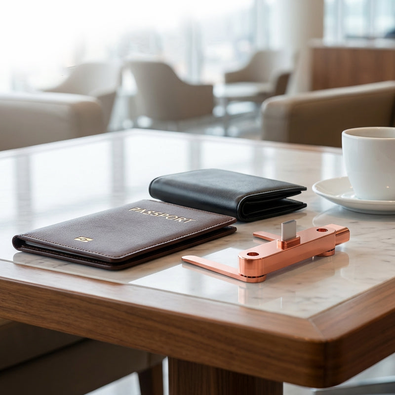Fast Charging Adapter with 360° Foldable Phone Stand