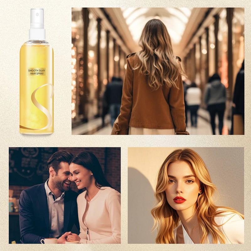 Leave-In Hair Oil Spray – Smoothing, Long-Lasting Shine