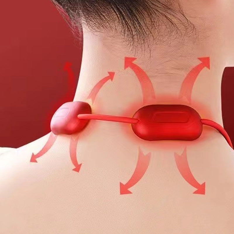 Portable Pendant Neck Massager with Heat