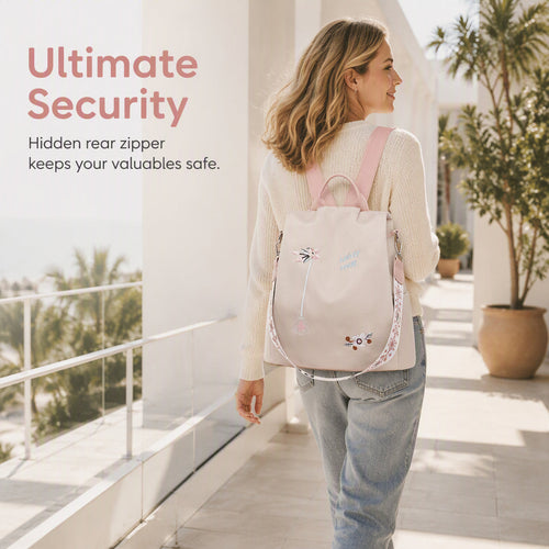 Anti-Theft Large Capacity Backpack for Women