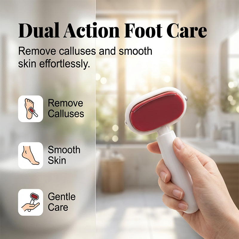 Double-Sided Foot Scraper for Callus Removal